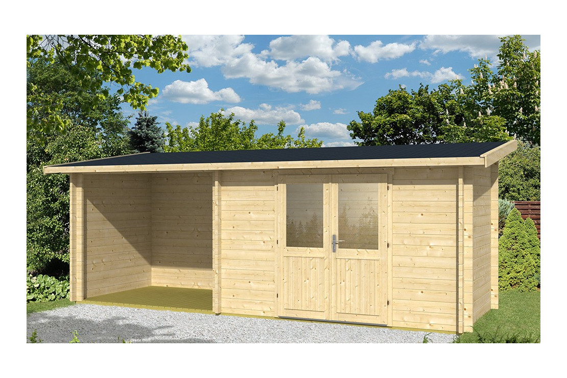 Abri De Jardin Tarbes 44Mm - 6,3M² Intérieur + 4,9M² avec Abri Jardin Monopente