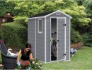 Abri Keter Premium 46Sp Gris 1 Fenêtre Fixe 1.96M2 encequiconcerne Cabanon De Jardin Resine