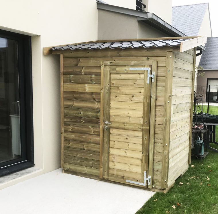 Abris De Jardin 1 Pente | Th-Leman destiné Abri De Jardin 1 Pente