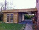 Achat Carport Avec Abri De Jardin Toit Plat Pas Cher ... dedans Abri De Jardin Toit Plat Pas Cher