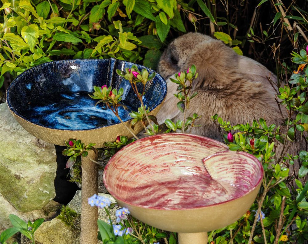 Anne-Lise Poder | Céramiques En Ce Jardin pour Baignoire Oiseaux Jardin