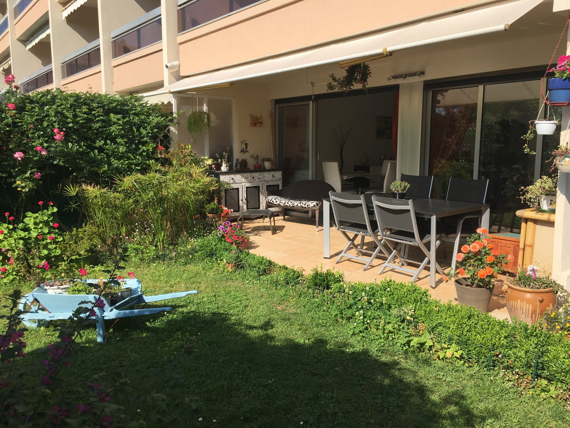 Antibes Quartier Autrichiens 2 P - Rez De Jardin pour Location Rez De Jardin Antibes