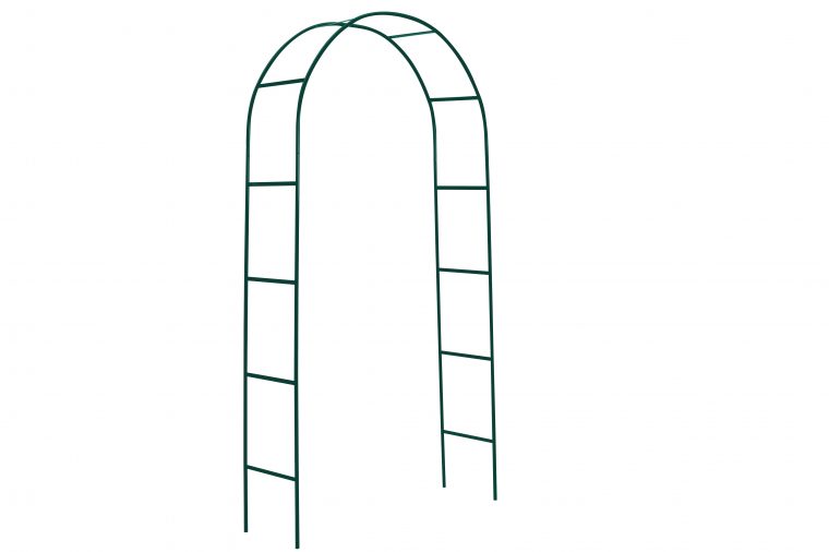 Arceau Double - Vert - L.120 X L.40 X H.240 Cm destiné Arceau Jardin Jardiland
