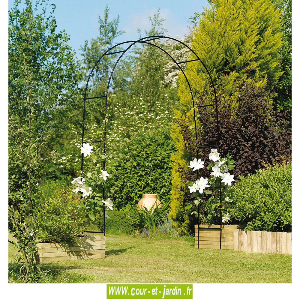 Arche De Jardin, En Métal Easy Arch - Pergola De Jardin ... avec Arche En Fer Forgé Pour Jardin