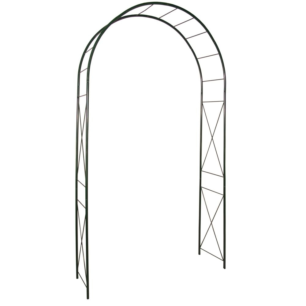 Arche Double - Décor Losange, Coloris Vert H.250Cm ... avec Arche Pour Jardin