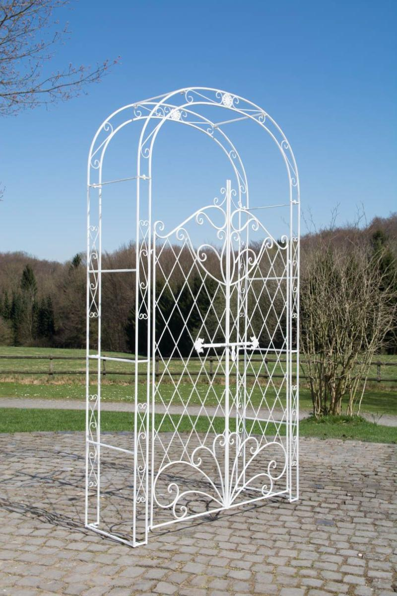 Arche Jardin Blanche Avec Portillon pour Arche De Jardin Avec Portillon