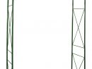 Arche Losange Vert Sapin - L.130 X L.40 X H.250 Cm concernant Arceau Jardin Jardiland