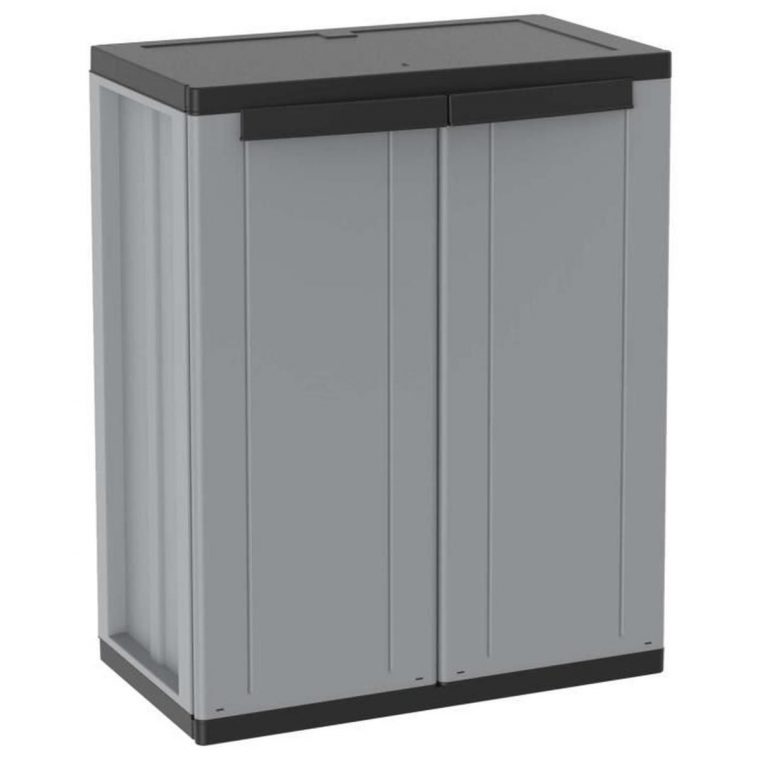 Armoire Basse En Plastique Extérieur Jardin - Achat / Vente ... à Armoire Basse De Jardin