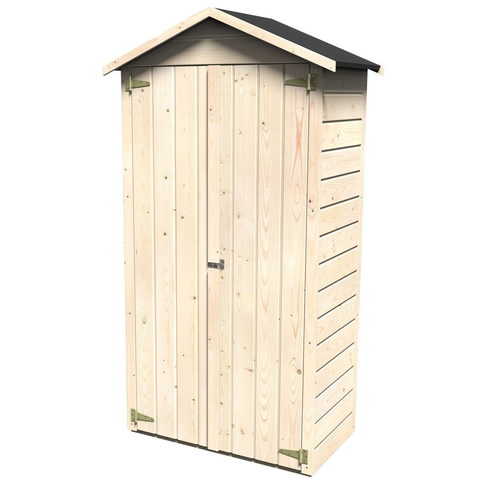 Armoire De Jardin Bois Arbae L105.5 H186 Cm Ep.12 Mm encequiconcerne Armoires De Jardin