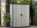 Armoire De Jardin Résine Keter 1 M² Gris tout Armoires De Jardin