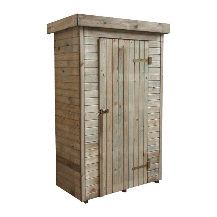 Armoire De Rangement En Bois Santiago - Achat/vente D'abris ... dedans Rangement Jardin Pas Cher