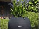 Bac Puro Color 50 Gris Ardoise Kit Complet avec Grand Pot Pour Jardin