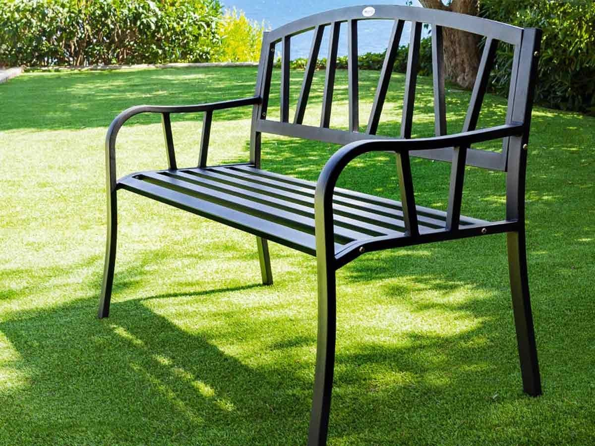 Banc De Jardin En Métal Alvernia - Hespéride à Banc En Metal Pour Jardin