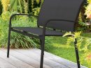 Banc De Jardin Essentia Anthracite &amp; Graphite , Hesperide dedans Banc De Jardin Aluminium