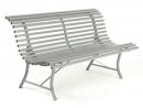 Banc Louisiane 150 De Fermob Gris Métal concernant Banc En Metal Pour Jardin