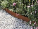 Bordure À Planter Aspect Rouille Acier Galvanisé Marron, H.13 X L.118 Cm avec Bordures De Jardin Leroy Merlin