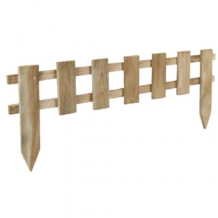 Bordure De Jardin Bois Couleur Naturel serapportantà Bordure De Jardin En Bois Pas Cher