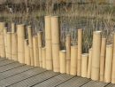 Bordure Zen Bambou Naturel Irrégulier Xiao concernant Déco Jardin Bambou