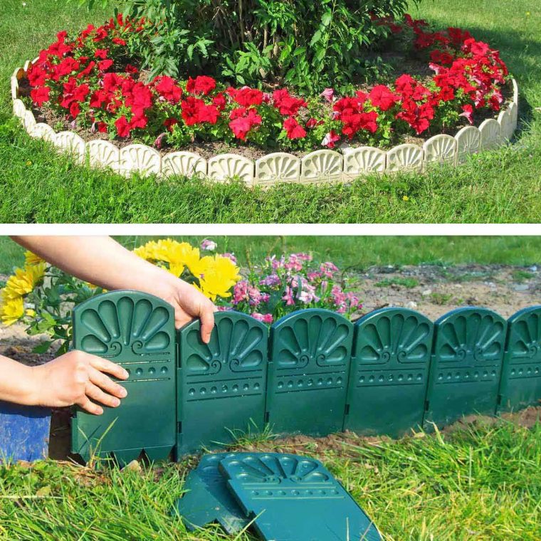 Bordures Décoratives De Jardin En Plastique pour Bordure De Jardin En Plastique