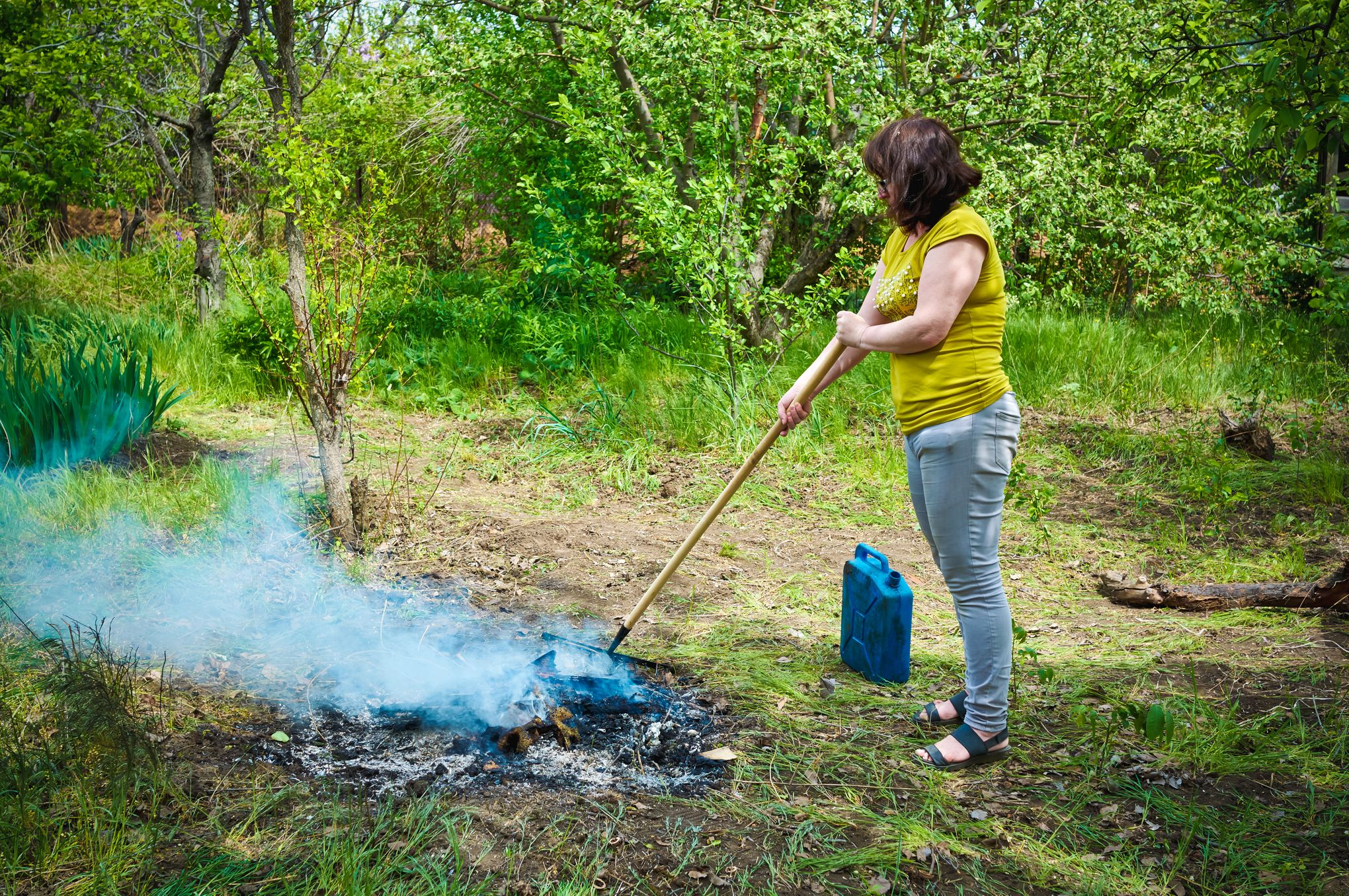 Brûler Ses Déchets Verts Dans Son Jardin Est Interdit, Sauf ... tout Bruler Feuilles Jardin