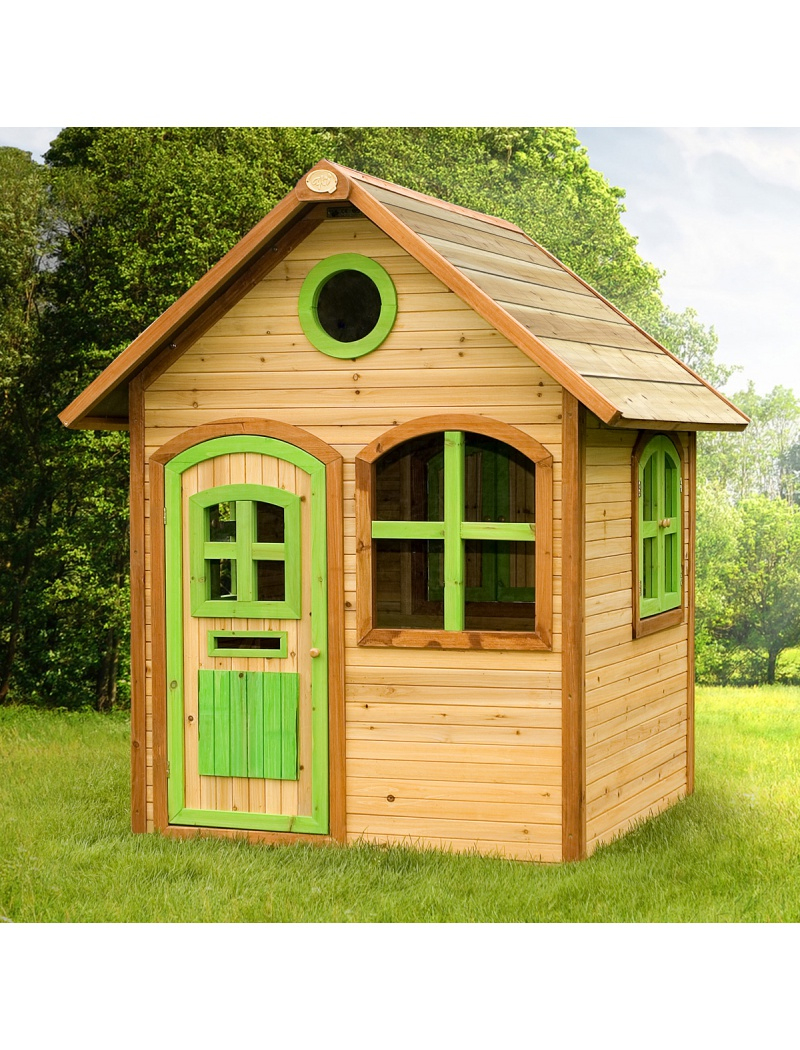 Cabane De Jeu Julia En Cèdre Vernis Naturel concernant Maison Jardin Bois Enfant