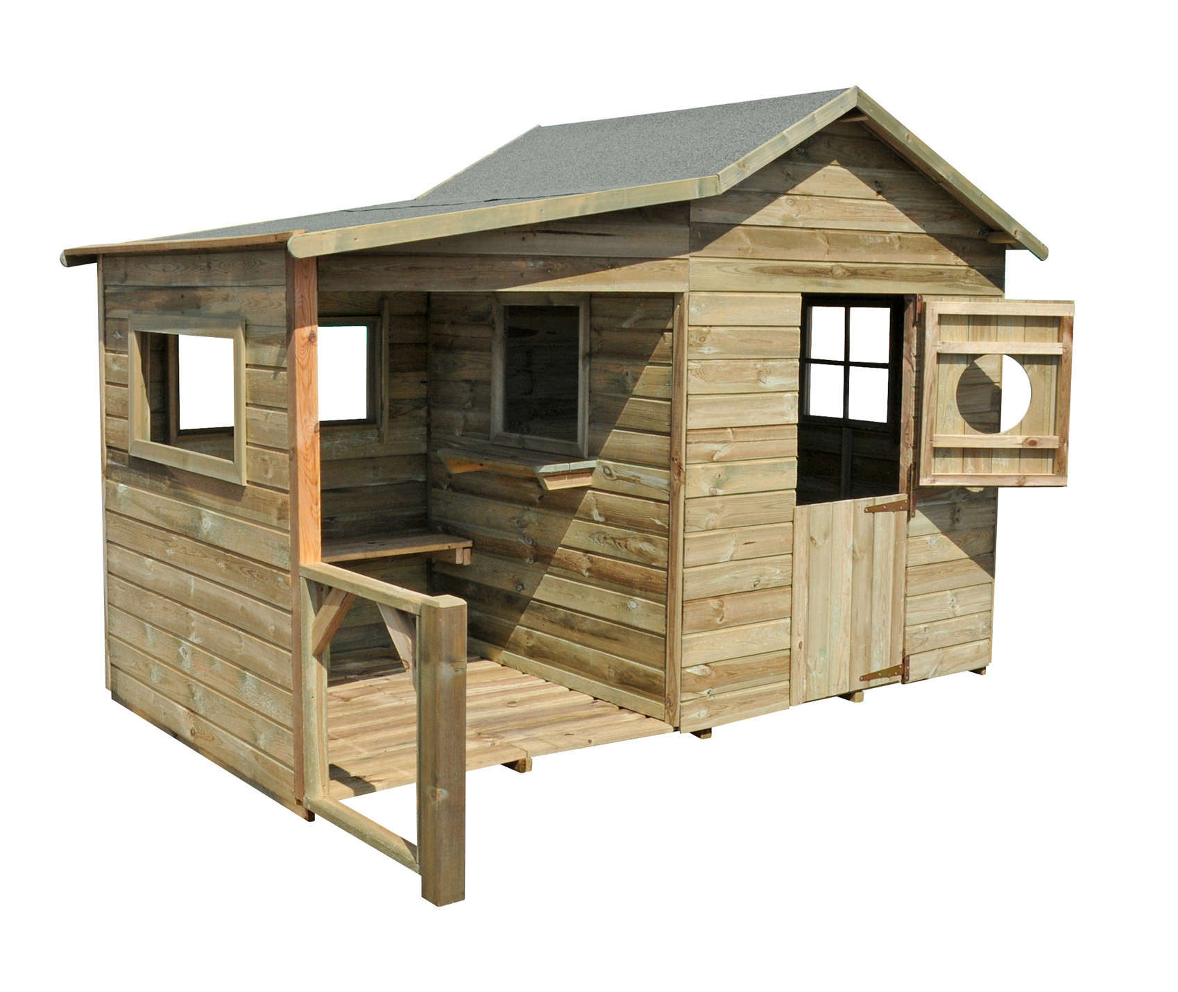 Cabane Enfant En Bois Hacienda encequiconcerne Maison Jardin Bois Enfant