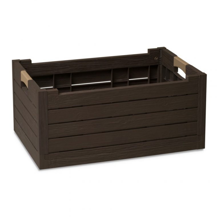 Caisse Florida Aspect Bois Marron tout Caisse De Jardin