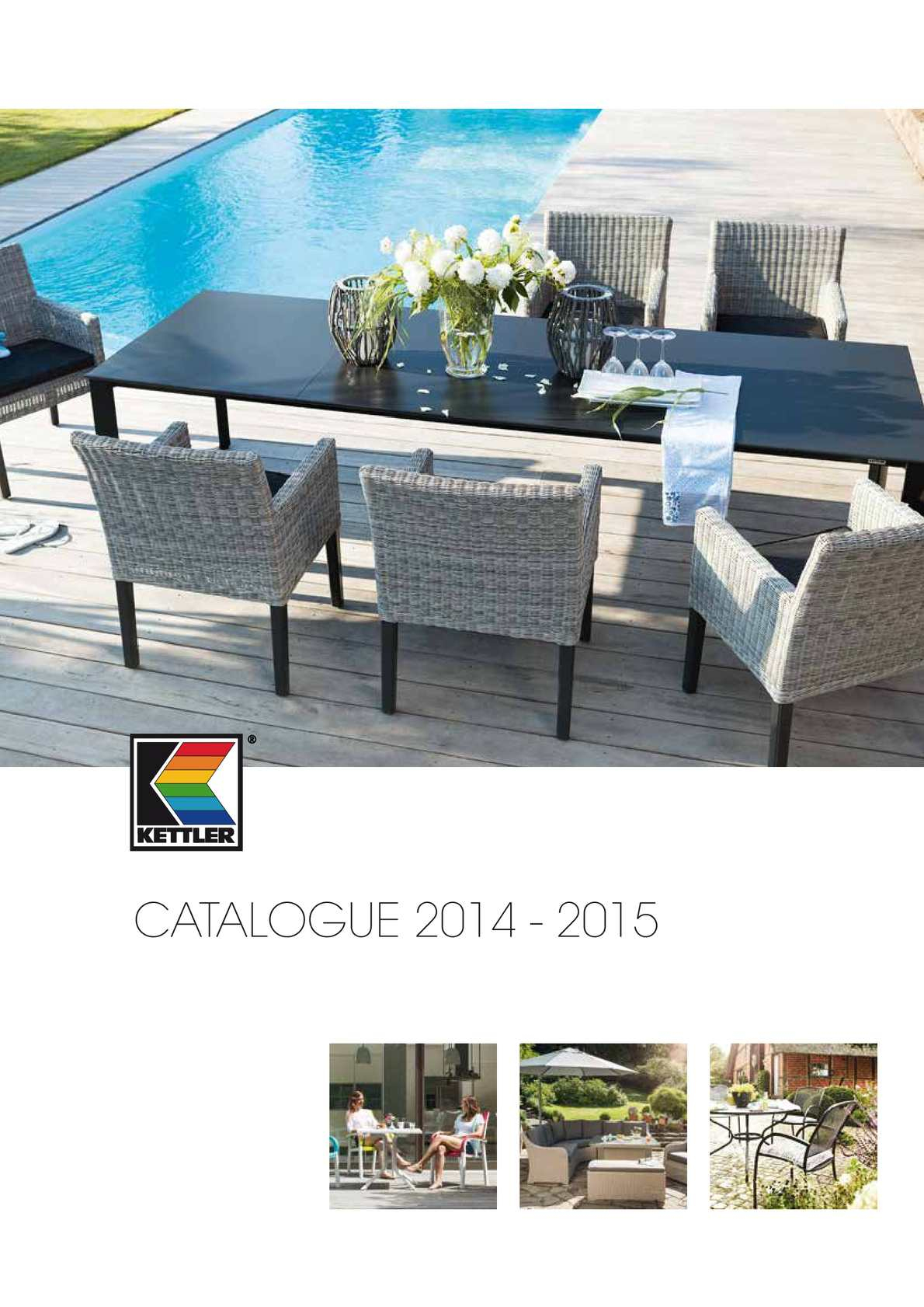 Calaméo - Catalogue Kettler 2014-2015 tout Kettler Mobilier De Jardin