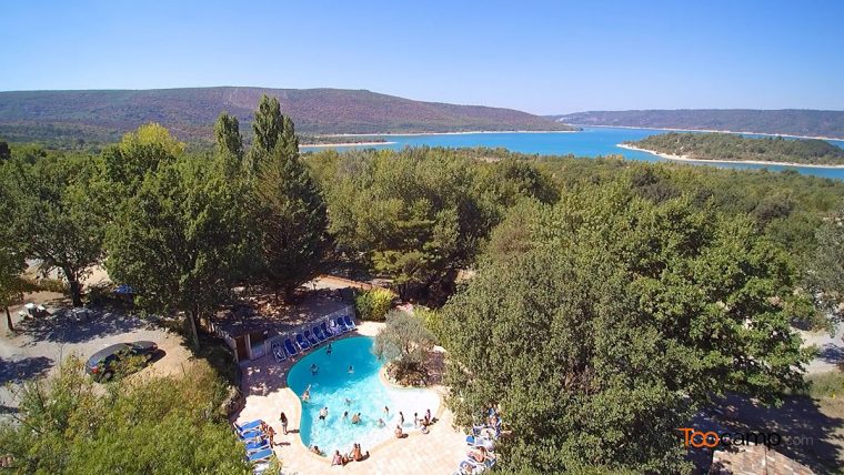 Camping Aiguines : 3 Campings - Toocamp destiné Camping Lac De Sainte Croix Avec Piscine