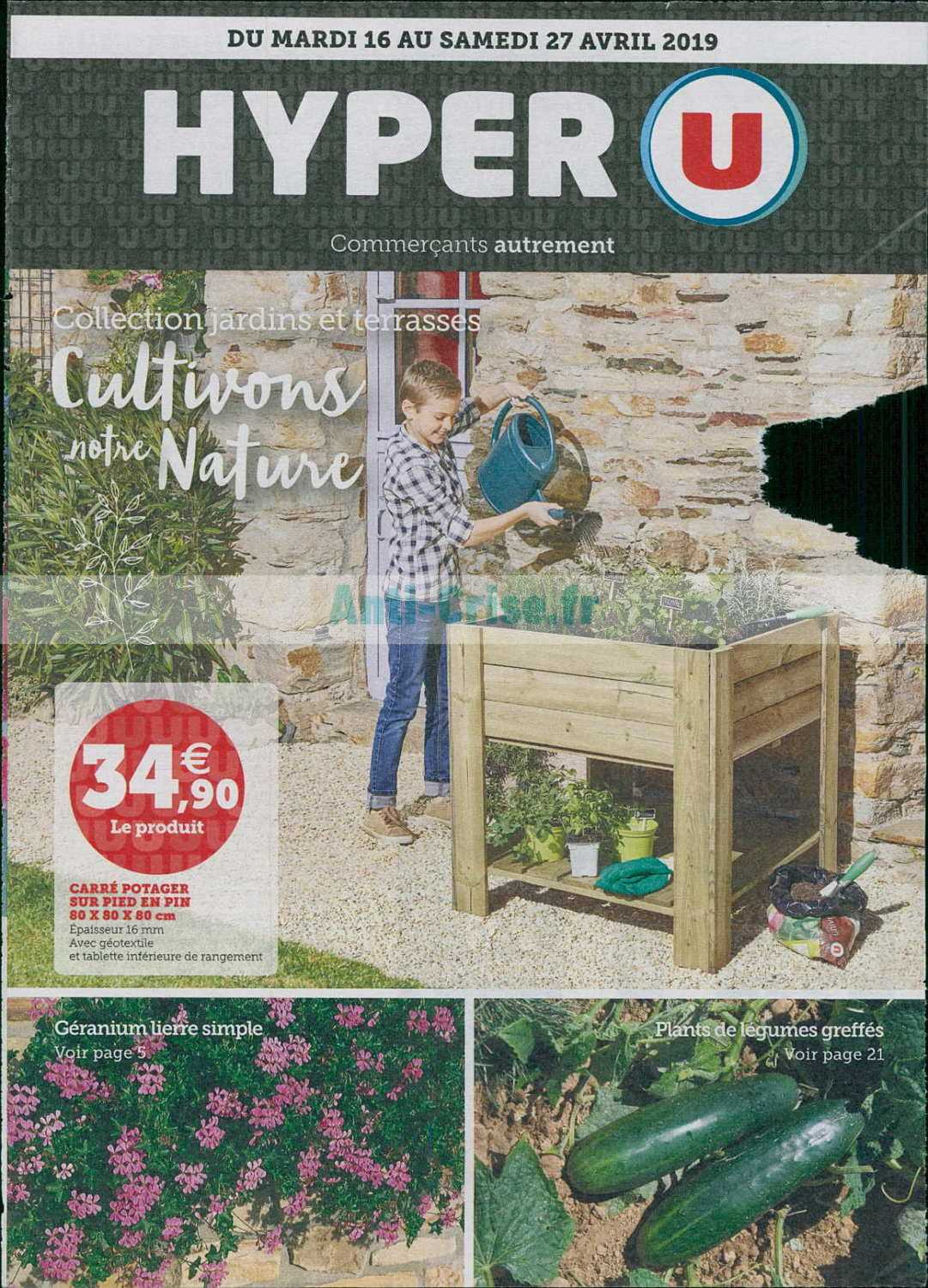 Catalogue Hyper U Du 16 Au 27 Avril 2019 (Jardin ... encequiconcerne Hyper U Salon De Jardin