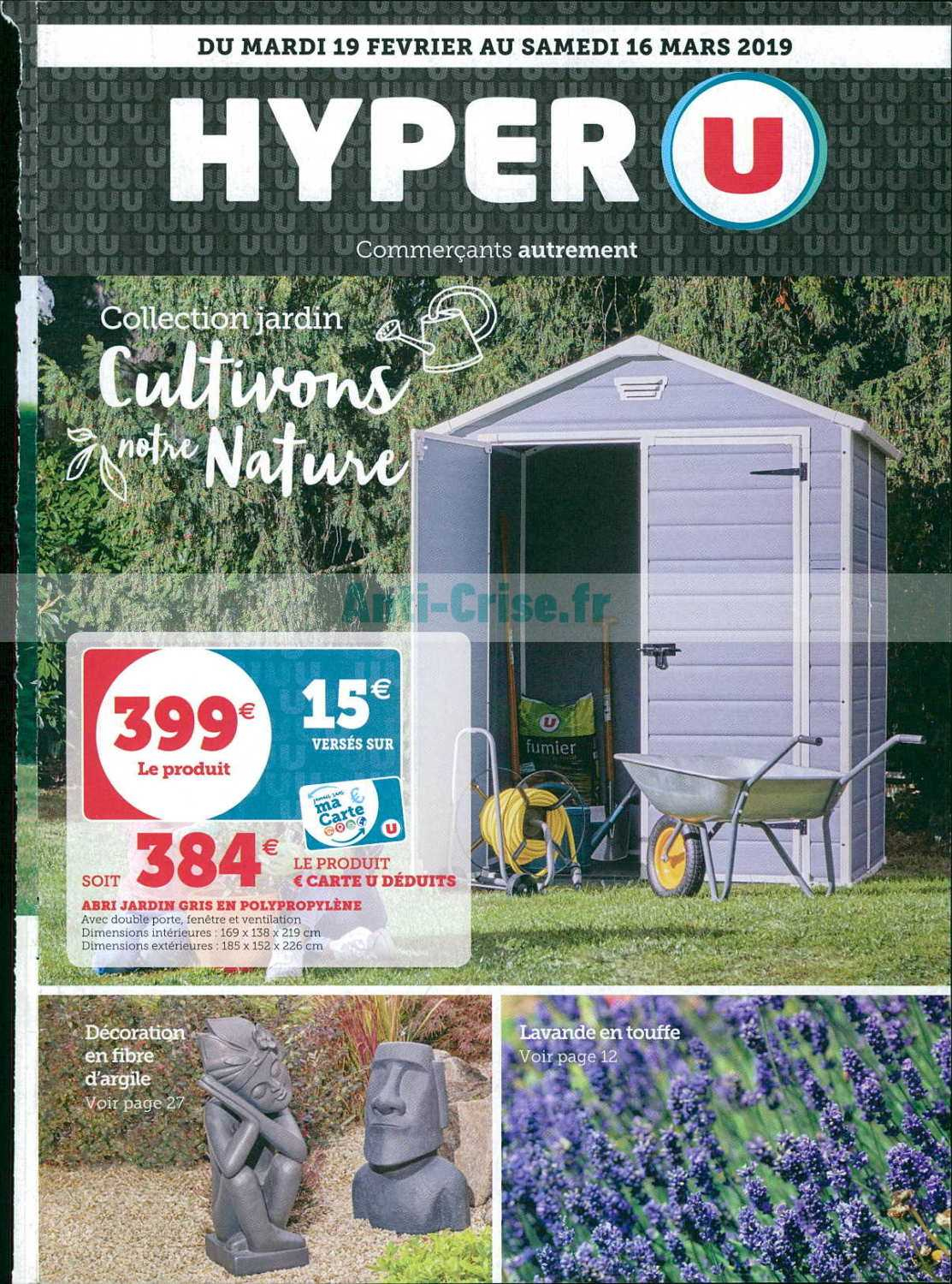 Catalogue Hyper U Du 19 Février Au 16 Mars 2019 (Jardin ... dedans Salon De Jardin Super U 149