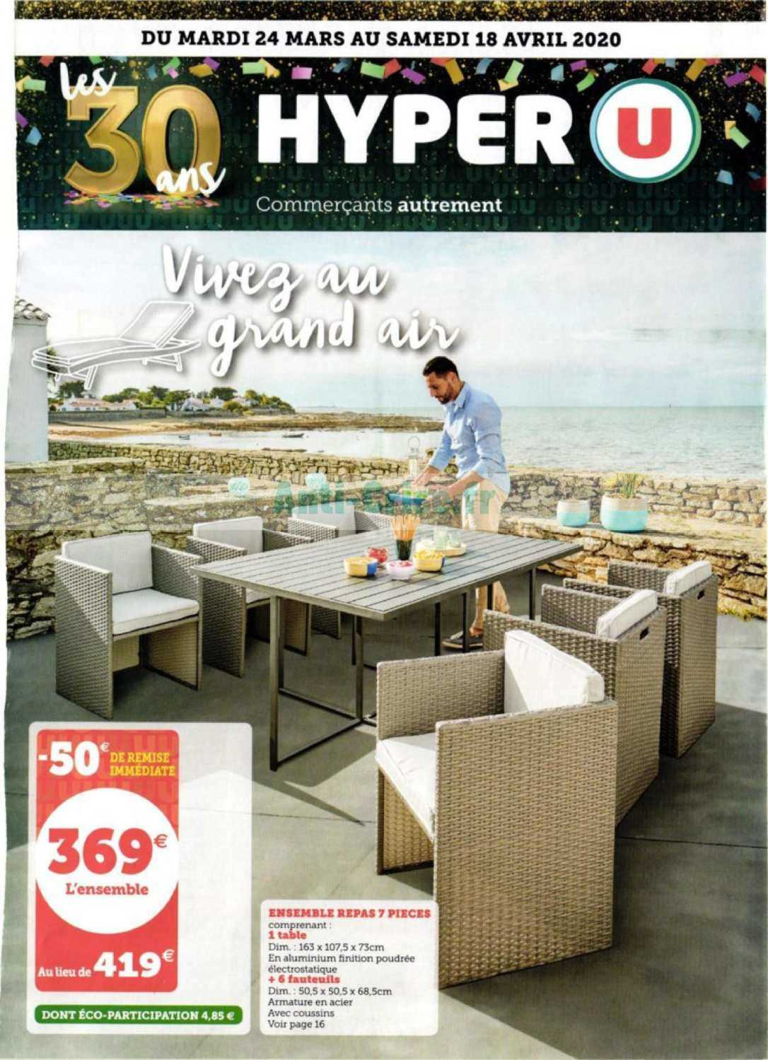 Catalogue Hyper U Du 24 Mars Au 18 Avril 2020 (Grand Air ... dedans Tonnelle De Jardin Super U