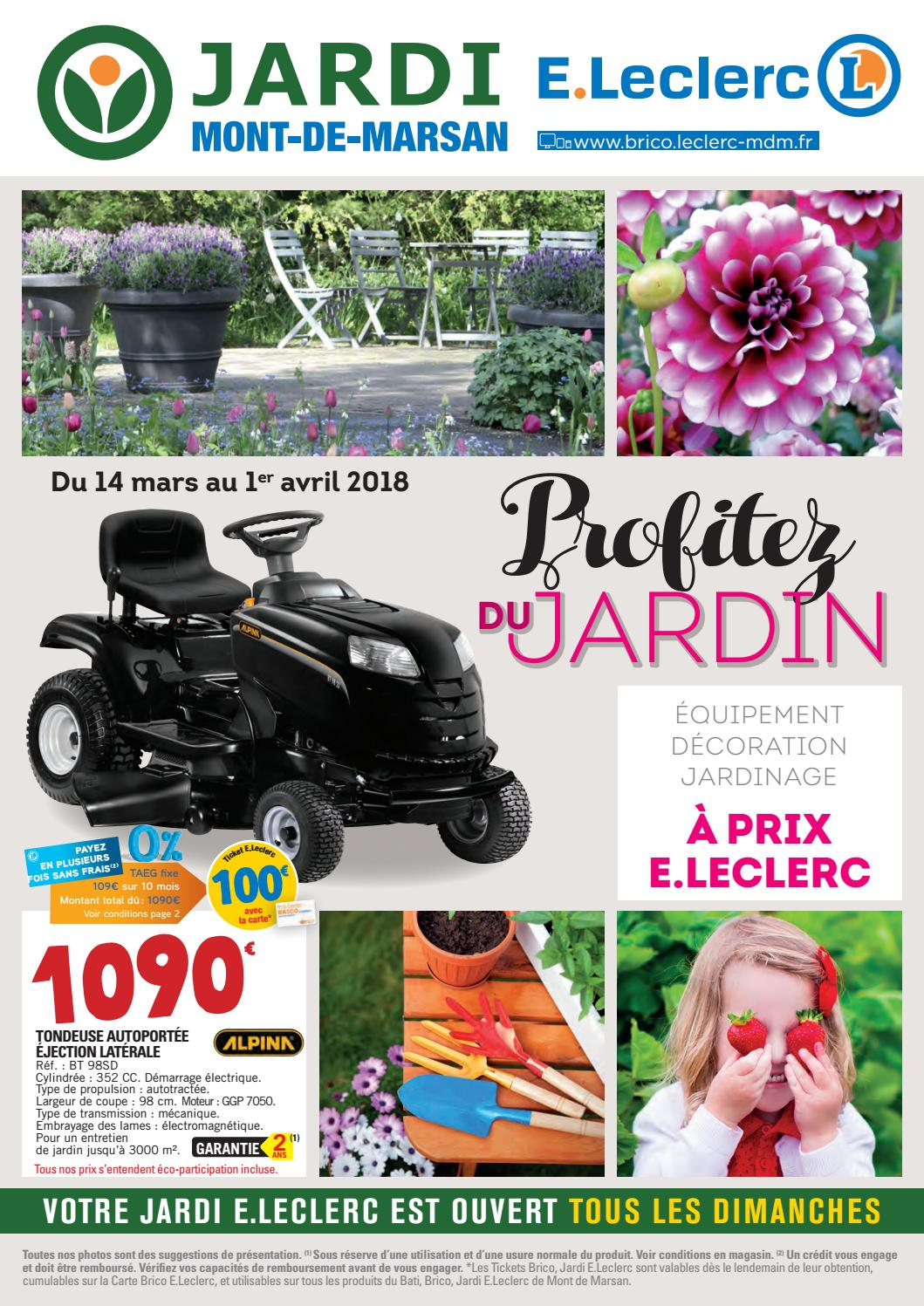 Catalogue Jardin - Jardi E.leclerc By Chou Magazine - Issuu pour Tonnelle De Jardin Leclerc