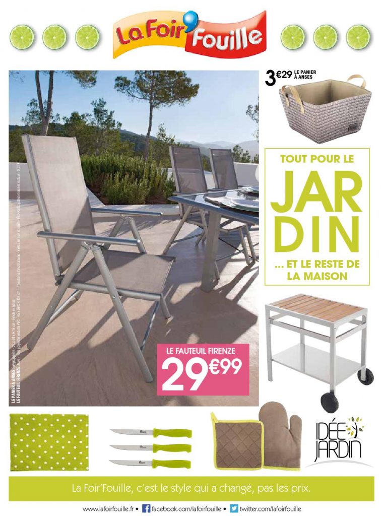 Catalogue La Foir Fouille - Tout Pour Le Jardin By Joe ... dedans Salon De Jardin Foire Fouille