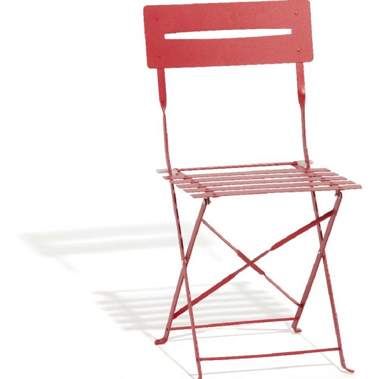 Chaise De Jardin Pliante Métal Rouge pour Chaise De Jardin Metal Pliante
