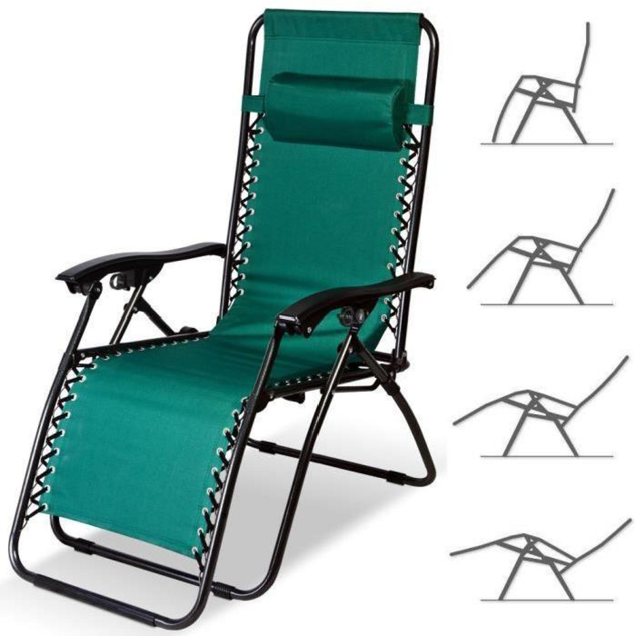 Chaise Longue De Jardin Pliable - Chaise Pliable De Camping - Transat  Terrasse à Chaise Longue De Jardin Pas Cher