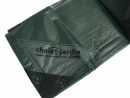 Chalet &amp; Jardin Boutique : Bâche Titanium® Verte 6X10M intérieur Bache Verte Jardin