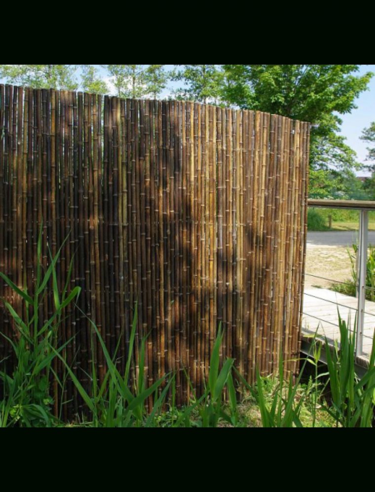 Clôture Tradition Noir Naturel Ø 2 Cm dedans Brise Vue Cloture Jardin