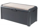 Coffre Banc De Rangement 560 L serapportantà Caisse De Jardin