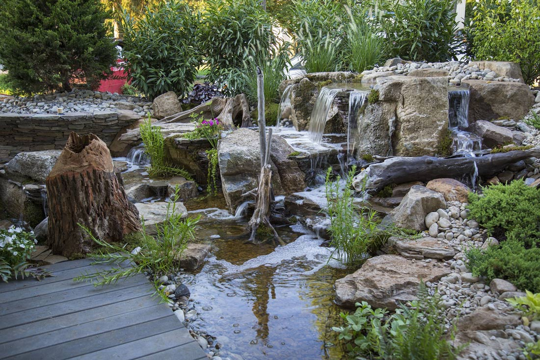 Comment Créer Une Fontaine Dans Son Jardin – Forumbrico à Creation Cascade Bassin Jardin