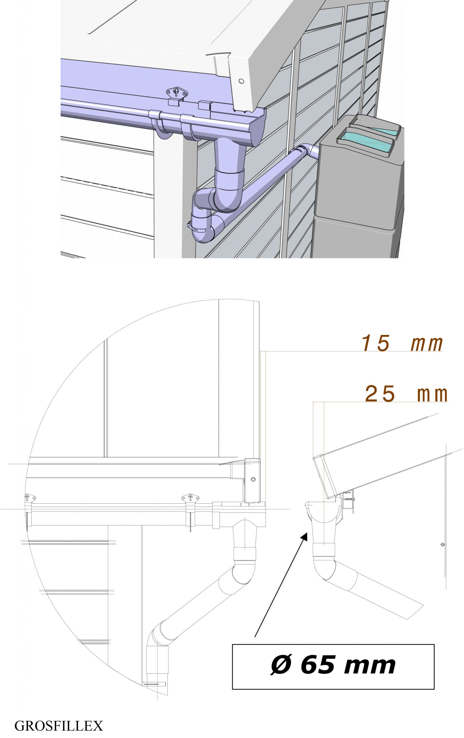 Comment Se Procurer Un Kit Pour Gouttière Pour Mon Abri De ... destiné Gouttiere Abri De Jardin