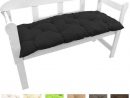 Coussin Pour Banc 110 X 50 X 8 Cm Anthracite – Coussins ... destiné Coussins Balancelle Jardin