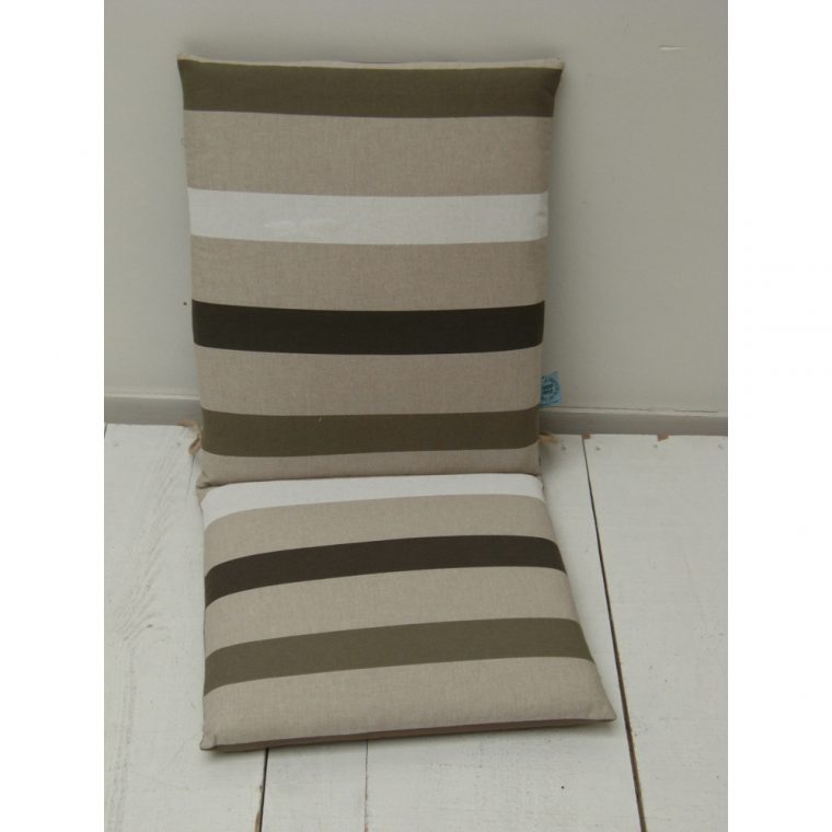 Coussins Pour Fauteuils Eloa Jardin Privé Haut Dossier Taupe intérieur Coussin Pour Fauteuil De Jardin Haut Dossier