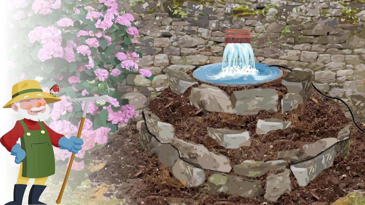 Création D'une Fontaine Murale tout Fabriquer Une Fontaine De Jardin