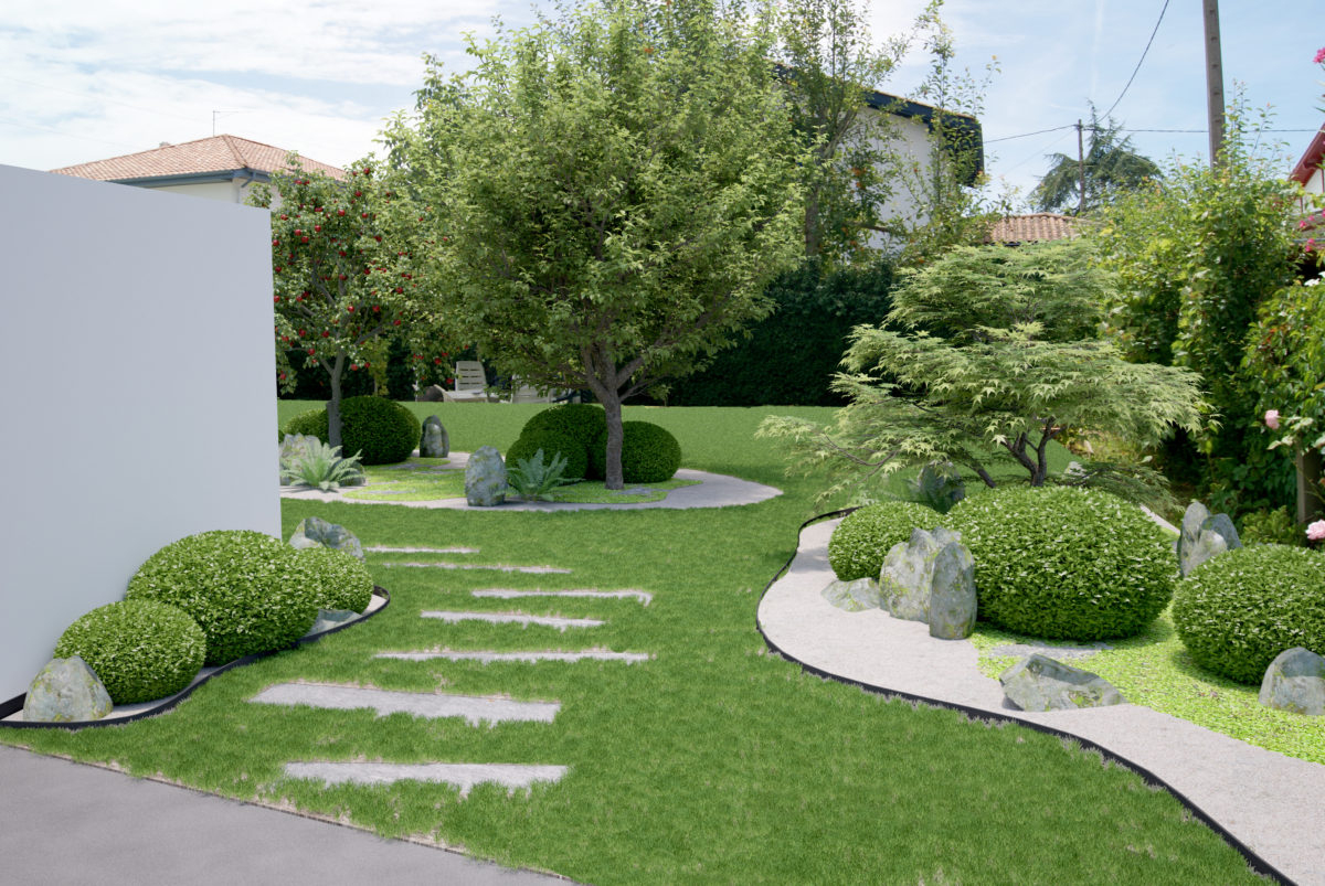 Création Jardin Japonais - Paysagiste Saint Jean De Luz concernant
