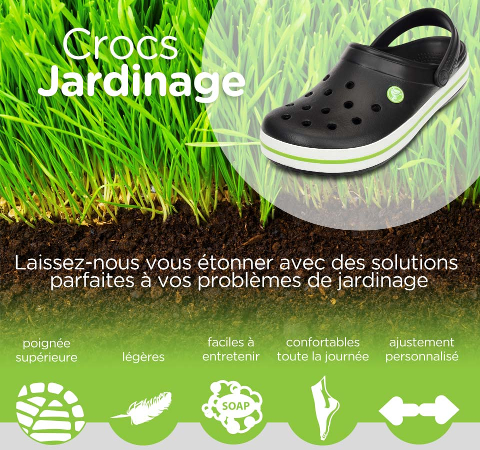 Crocs™ Chaussures De Jardinage | Sabots &amp; Bottes De ... concernant Chaussure Jardin