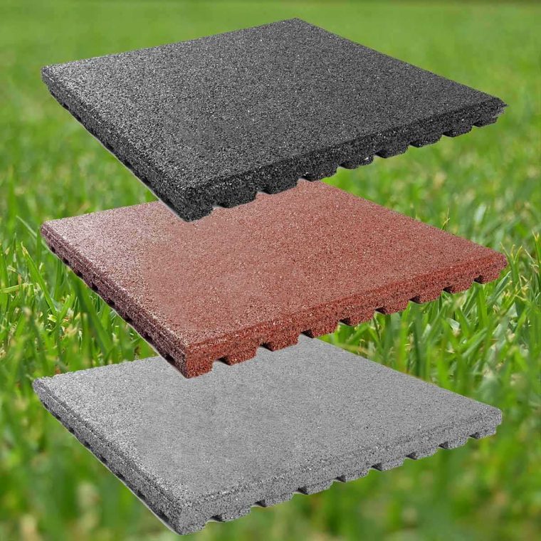 Dalle De Sécurité Caoutchouc 100% Recyclé concernant Dalle Plastique Jardin