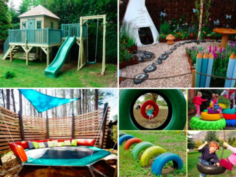 De Belles Idées D'aménagement D'espace De Jeux Dans Le ... dedans Jeux De Jardin Enfant