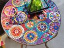 Déco Jardin Avec Mosaïque En 28 Beaux Exemples | Table De ... intérieur Table De Jardin En Mosaique