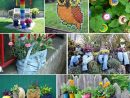 Décoration De Jardin En Objets De Récup' : Des Idées ... dedans Astuce Deco Jardin Recup
